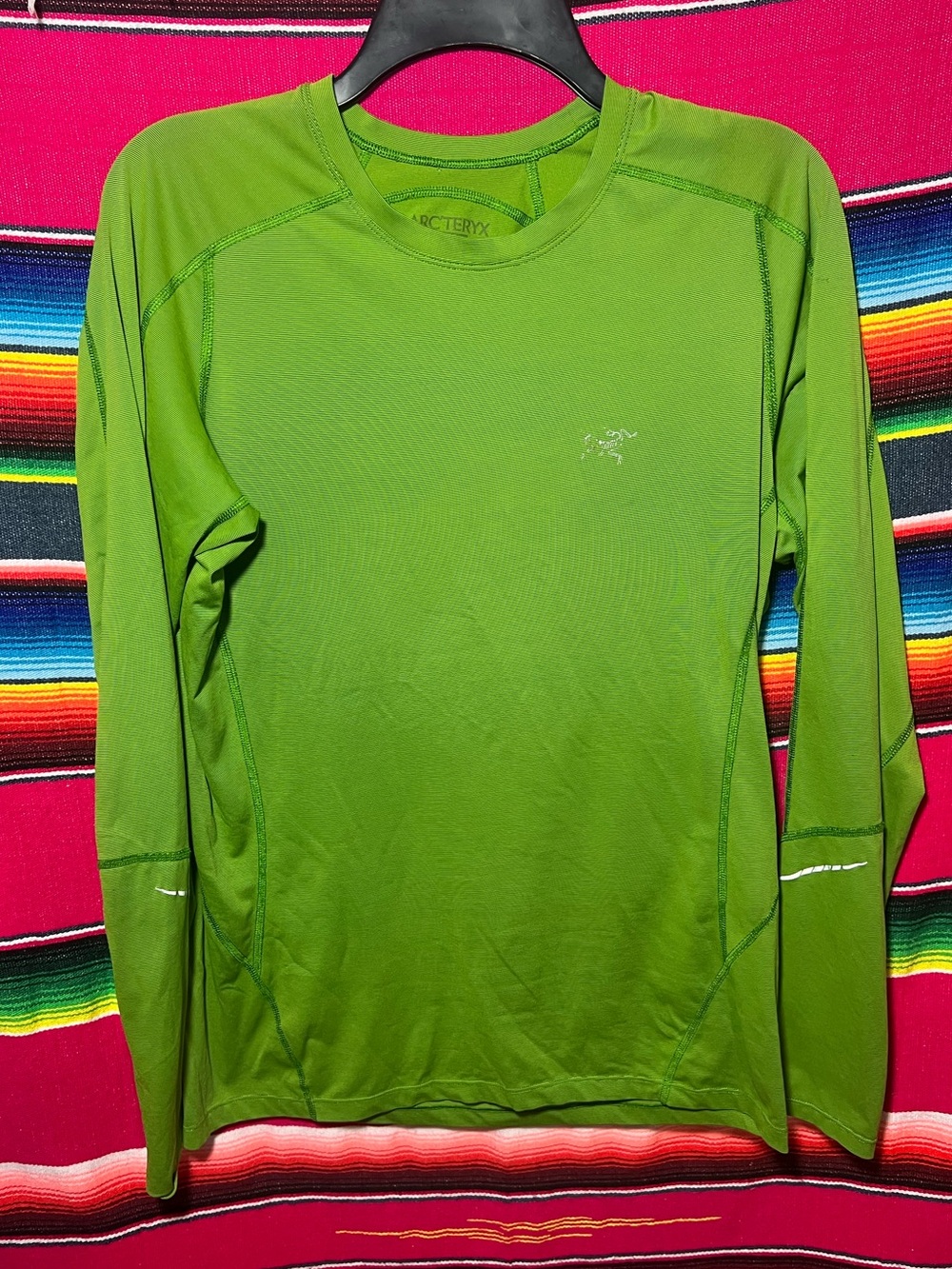 Arc’teryx Motus SL Crew Shirt Green Size Medium